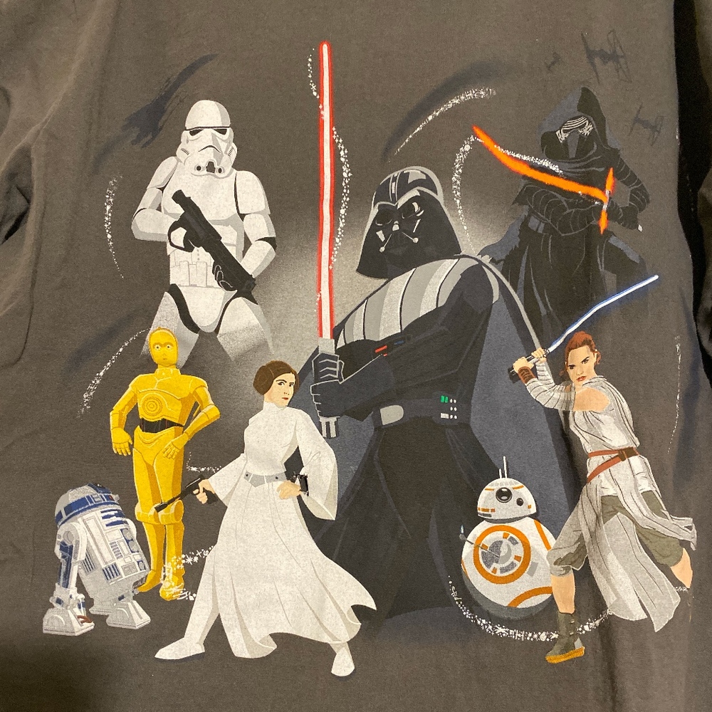 Disney Store Star Wars men's t-shirt, size 2XL - Picture 3 of 5